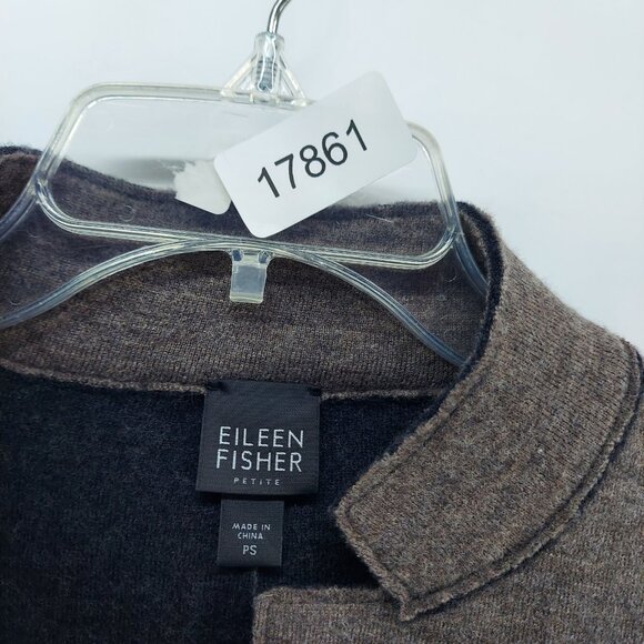 eileen fisher cardigan blazer women size small petite - Picture 4 of 9